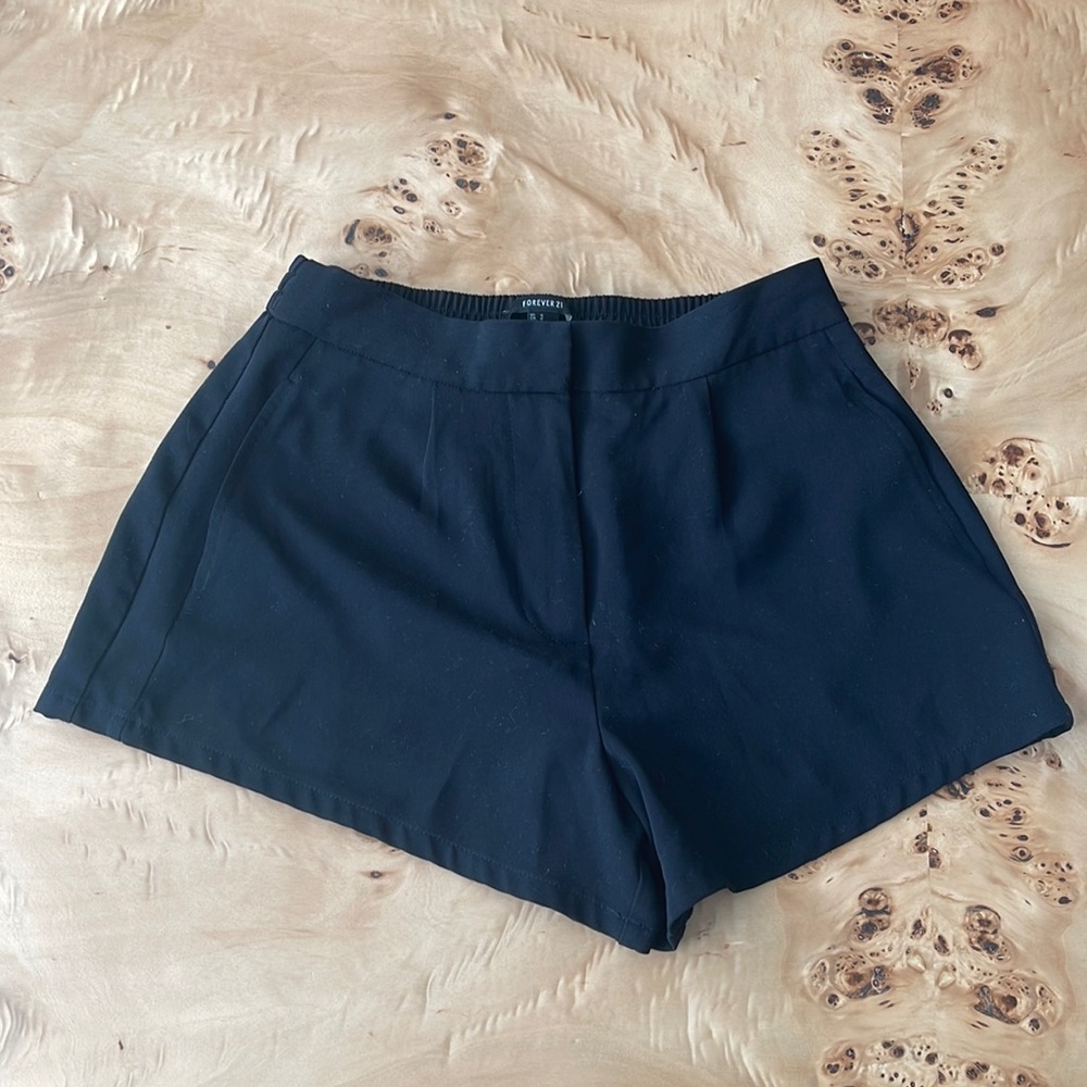 Black dress shorts